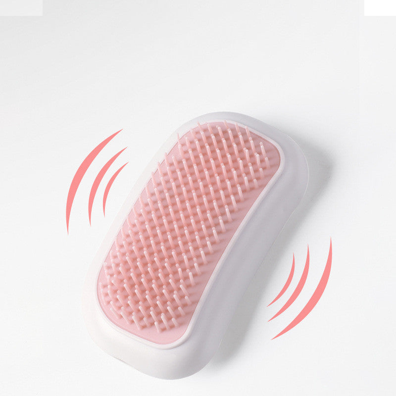 Electric Head Silicone Massage Comb
