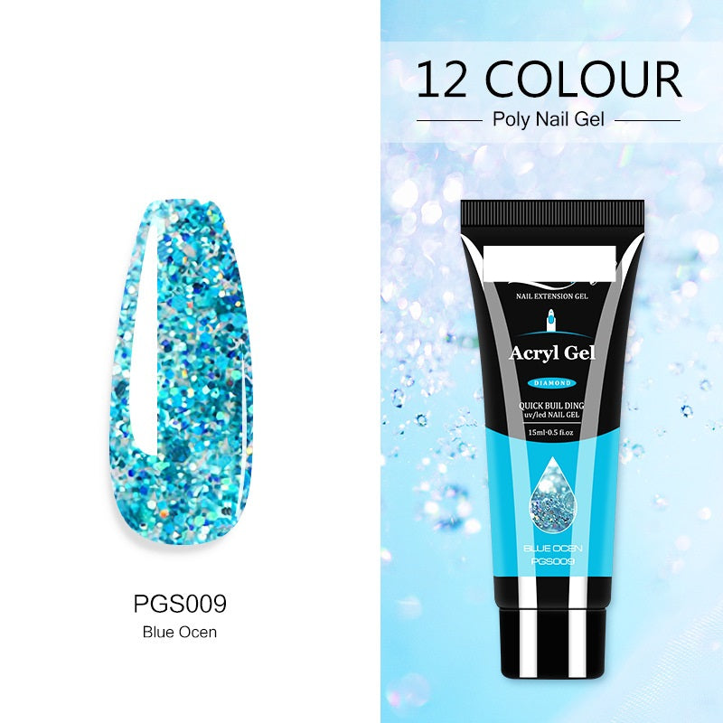 Acryl Gel Women's  Crystal Extender Nail Polish