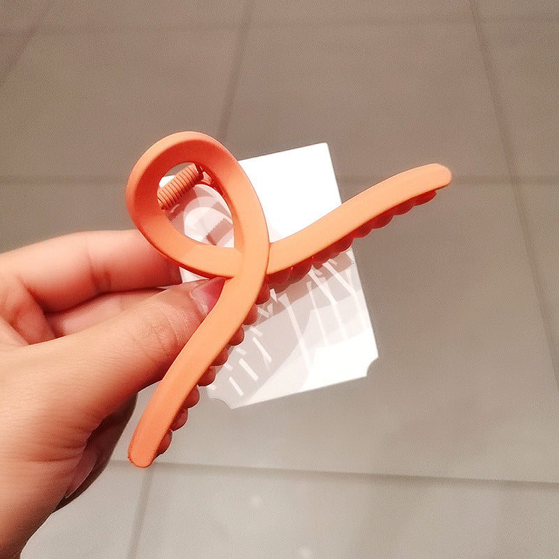 Frosted Clip Large Hair Clip Back Head Hair Clip Female Temperament Plate Hair Clip