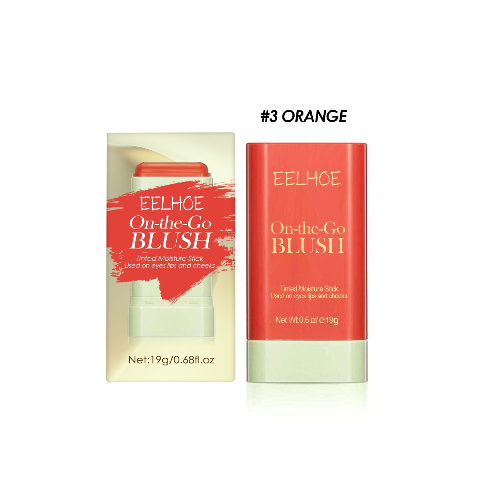 Eelhoe Brightening And Repairing Three-dimensional Highlight Delicate Waterproof Multifunctional Blush Stick