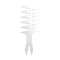Men's Retro Electroplating Double-sided Oil Head Texture Comb Barber Big Back HeadHead Wide Tooth Fluffy Shape Comb