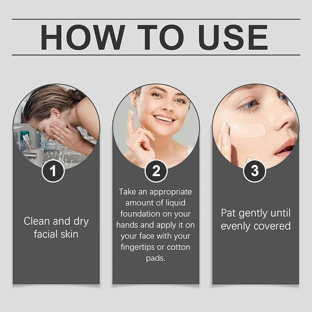 Gradient Color Liquid Foundation Skin Changing