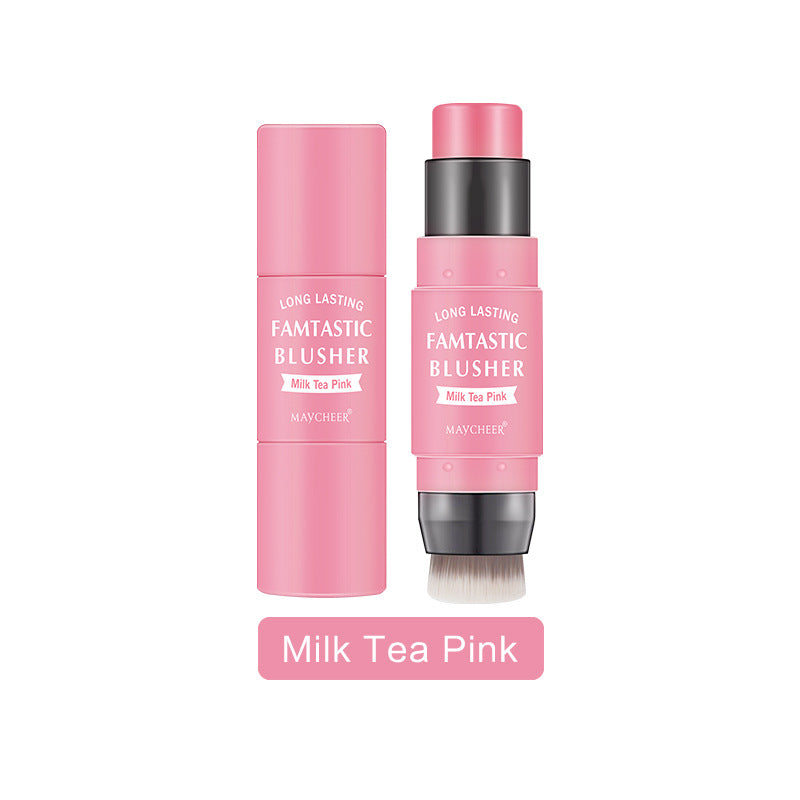 Maycheer Two-in-one Blush Stick Portable Thin And Glittering Special
