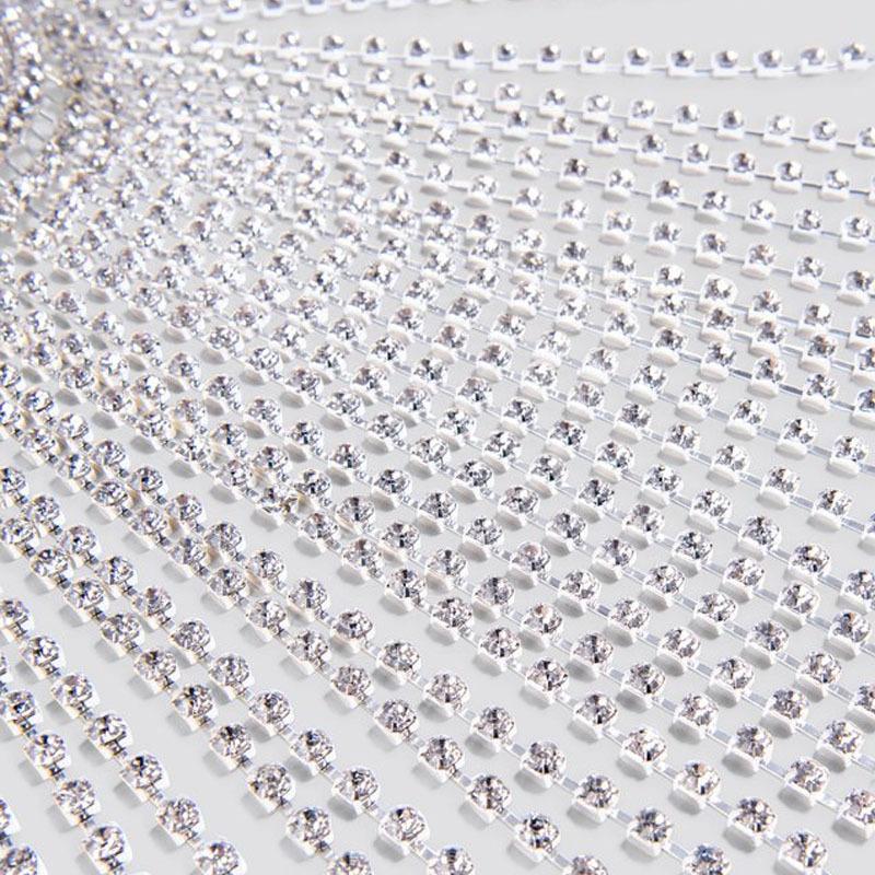 Tassel Headdress Hair Accessories Bridal Rhinestone Wind Headband Drill