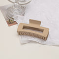 Simple Ins Frosted Cream Plate Hair Clip