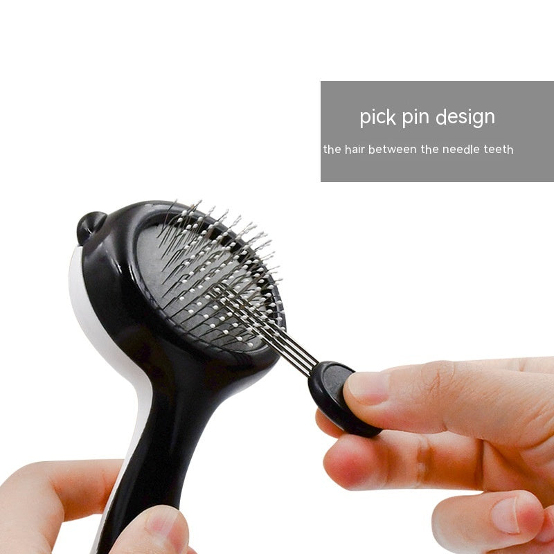 Panda Pet Nail Clipper With Floating Fur Dog Comb