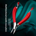 Ingrown Nail Bent Nose Plier Pedicure Nail Cuticle Nipper Stainless Steel