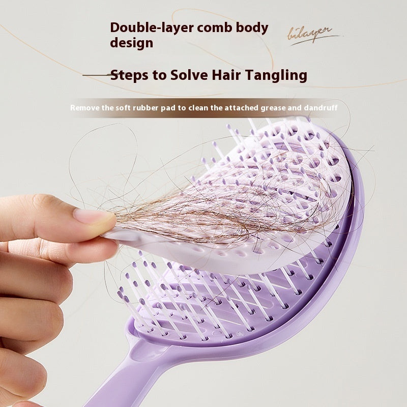 Self-cleaning Vent Comb Wet And Dry Portable Massage Comb