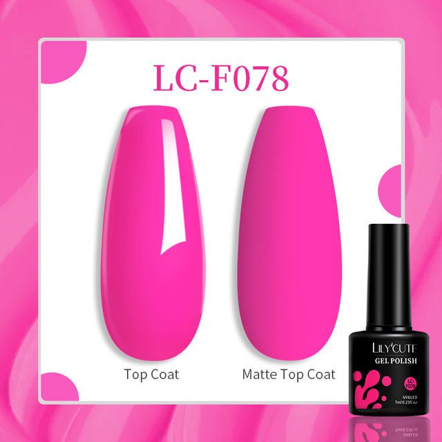 Lilycute 7ML Nail Gel Polish Summer Neon Gel Polish