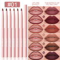 DUNUF 6-Piece Lip Liner Set Easy To Apply Velvet Finish
