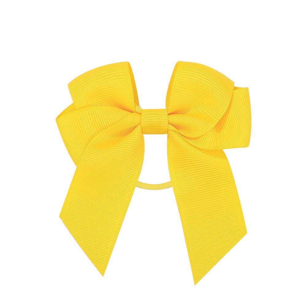 Handmade Baby Double-layer Polyester Ribbon Satin Bow Children's Hair Clip Accessories