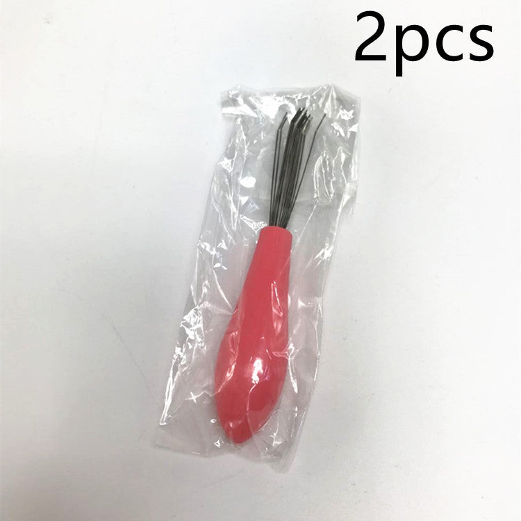 Mini Durable Plastic Comb Brush Hook Cleaner