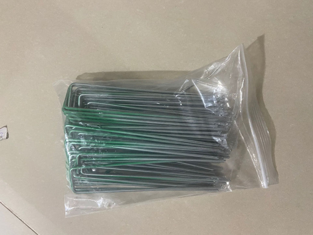 Semi-green U-shaped Turf Nail Environmental Protection Tent Nail