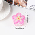Sweet Plum Blossom Fairy Style Floral Updo Shark Clip All Match Women Hair Clip