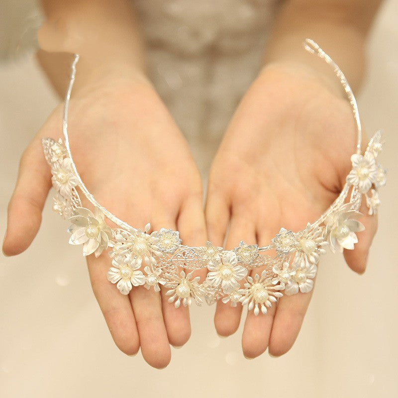 Exquisite Pearl Flower Headwear Hair Accessories