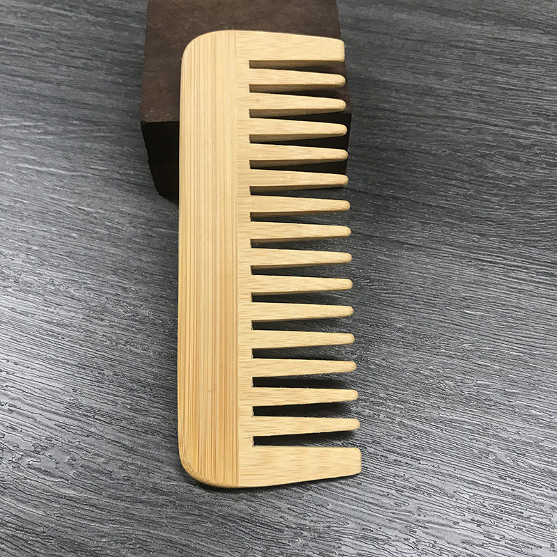 Wide-tooth Biodegradable Antistatic Wooden Comb