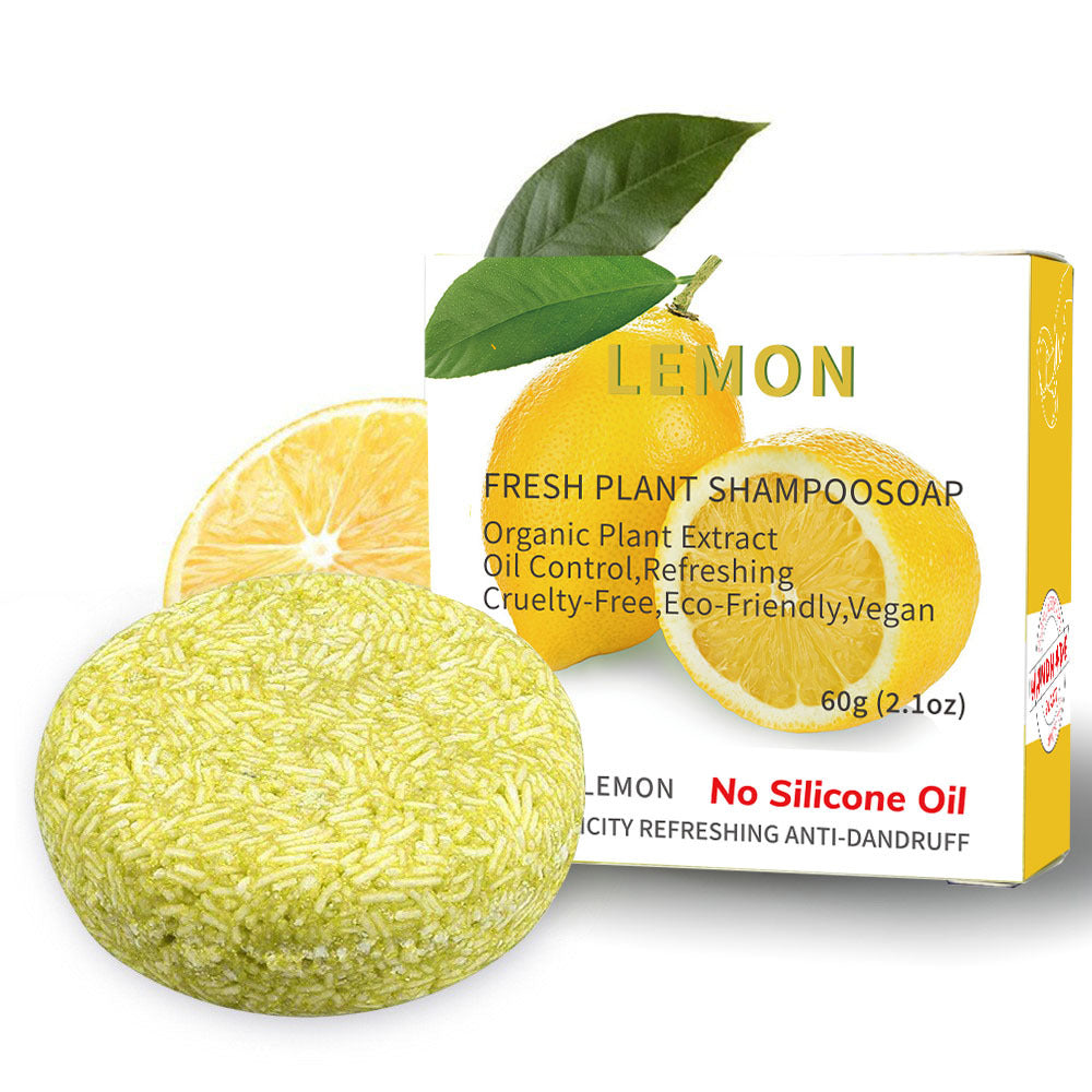 Fresh Plant Oil Control Decontamination Organic Shampoo Soap
