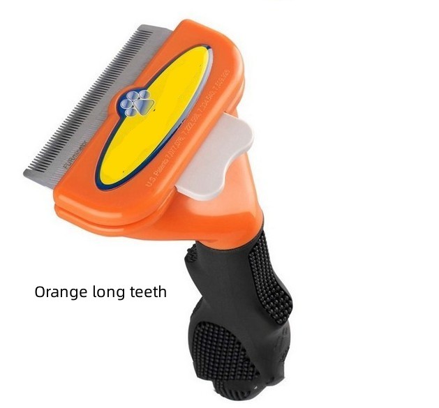 Pet Plastic Hair Cleaner Comb Brush