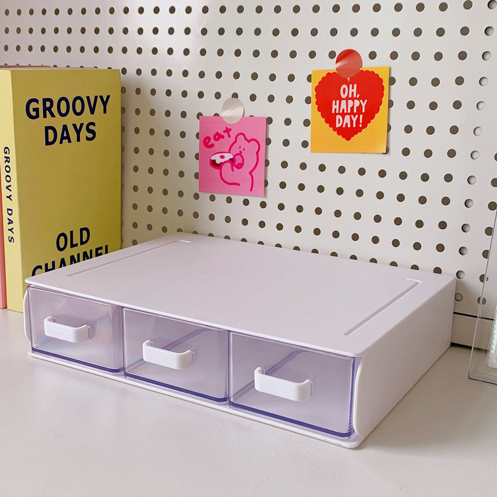 Simple Desktop Storage Box, Multi-layer Drawer Type Small Objects, Rubber Band Hair Ring Storage
