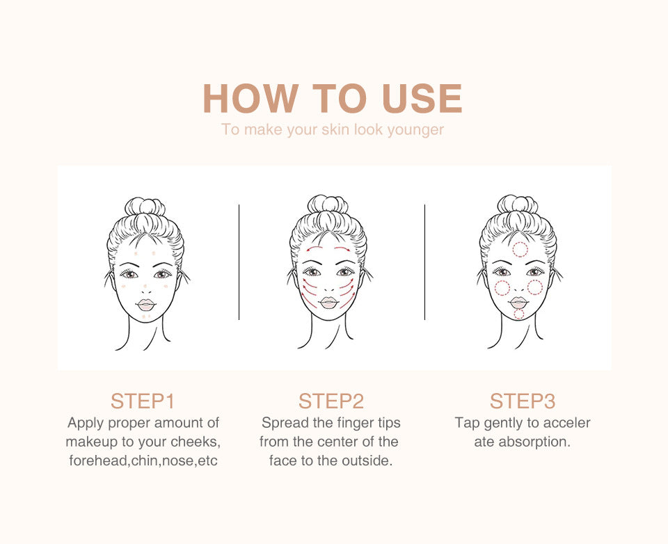 Lightweight Breathable Dropper Foundation Natural Brightening And Moisturizing Makeup
