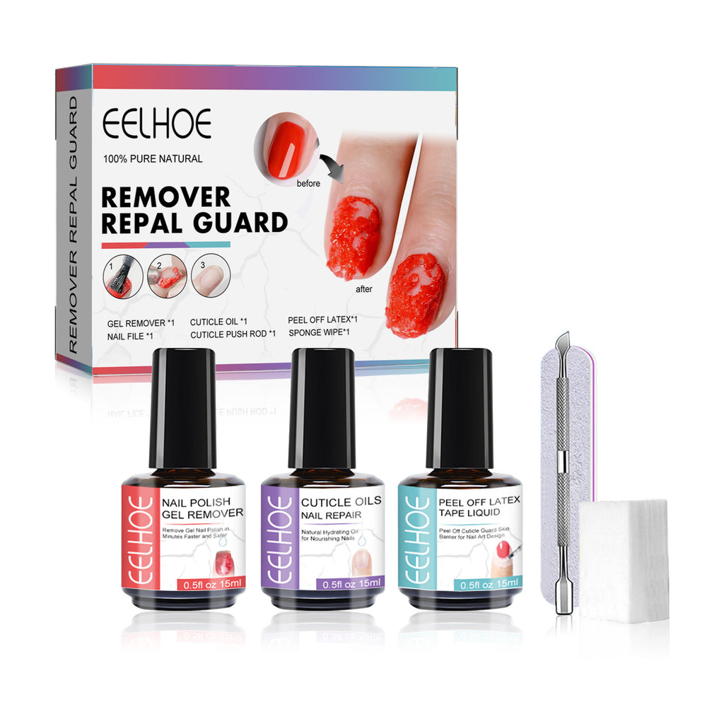 Eelhoe Gel Nail Polish Remover Easily And Quickly Dissolves Nails