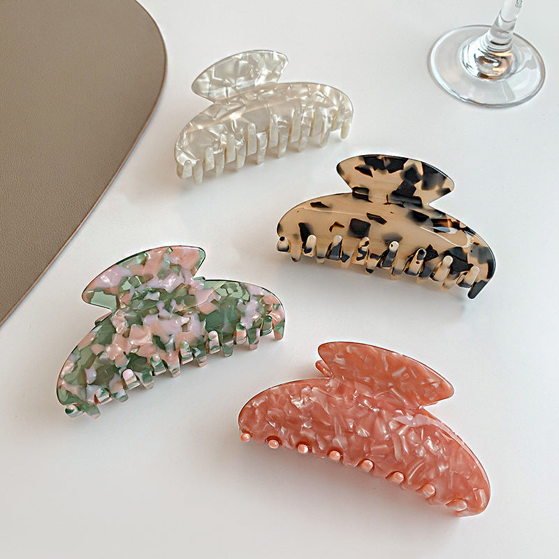 Acetic Acid High-end Leopard Print Hair Clip