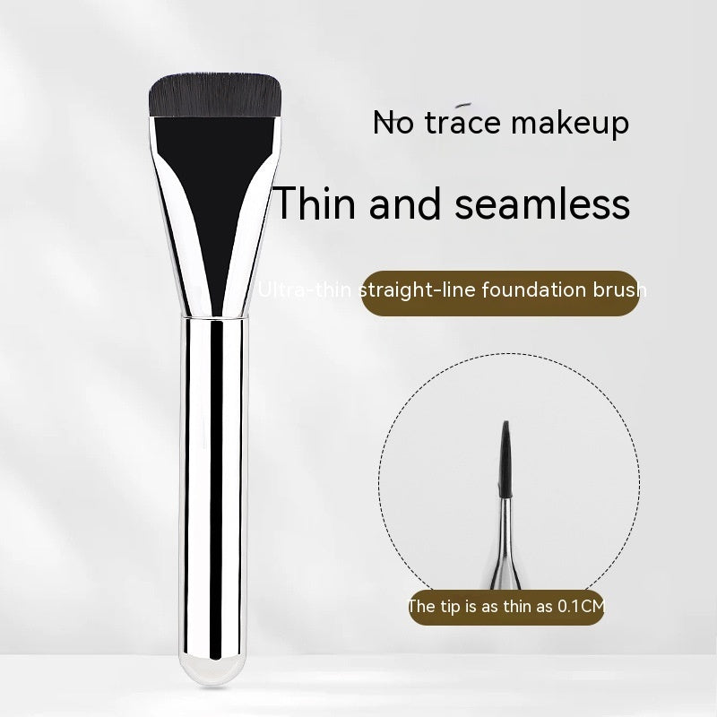 One-line Powder Foundation Brush Flat Head Light Concealer