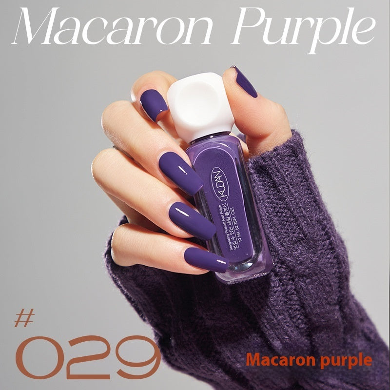 Kudan Water-based Nail Polish Peelable Quick-drying Baking-free Long-lasting Summer Macaron Popular Color