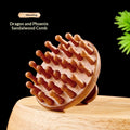 High-end Sandalwood Round Massage Comb For The Head And Scalp Meridians