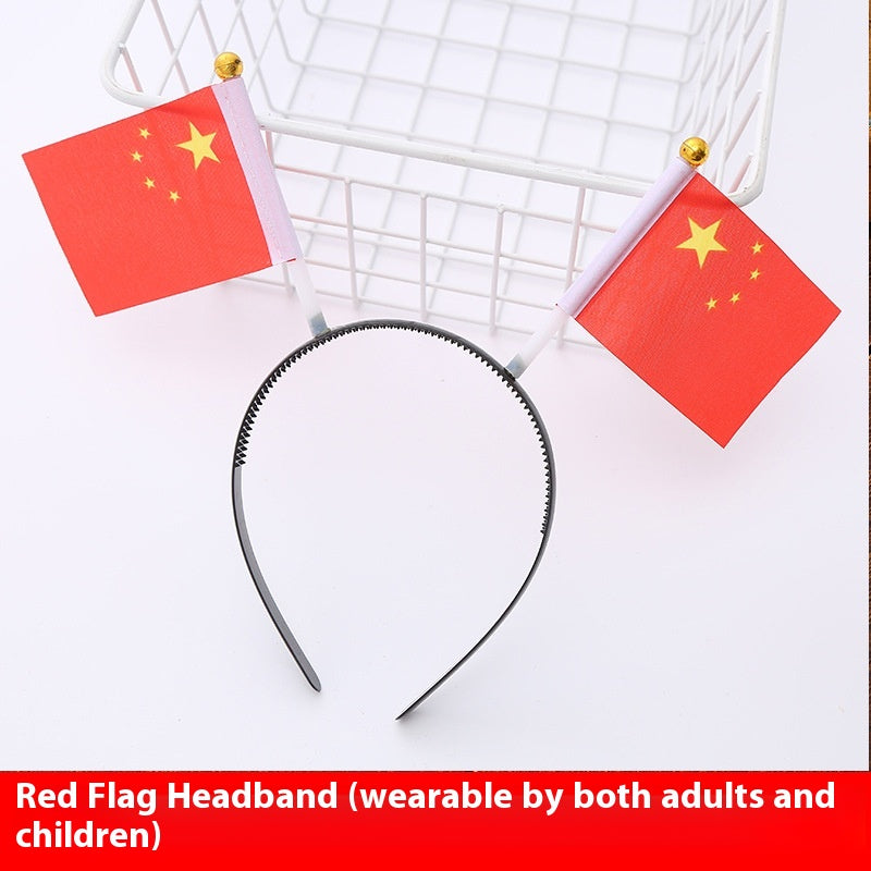 Holiday Gift School Sports Meeting Decoration Flag Headband
