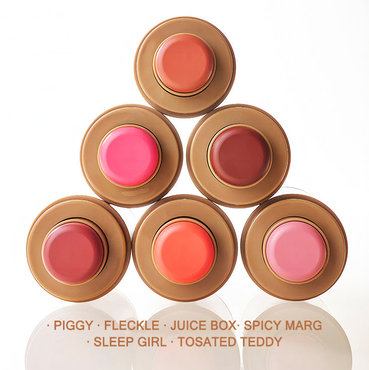 PageWine Pocket Blush Stick 6 Color Lip Cheek Water Light Stick