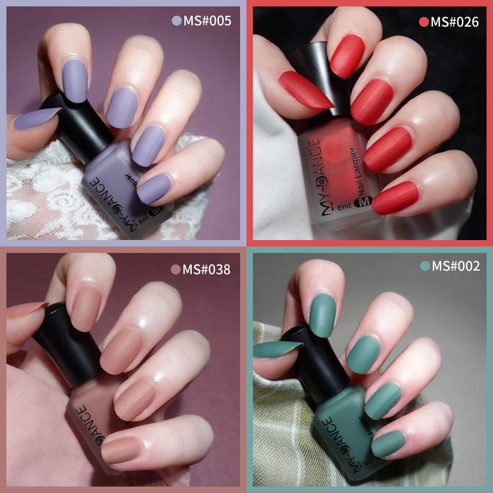 MyDance No Bake Velvet Matte Scrub Nail Polish