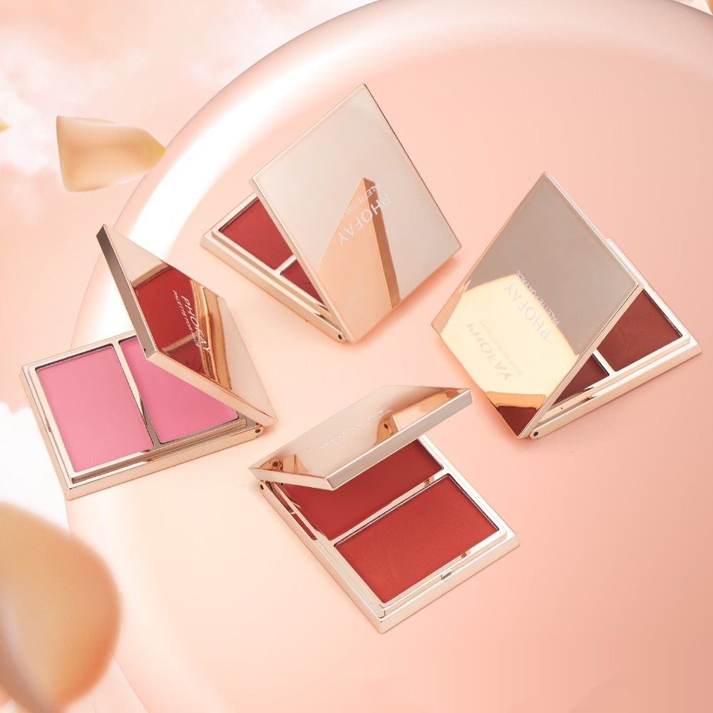 Phofay Natural Matte Contour Blush For Women