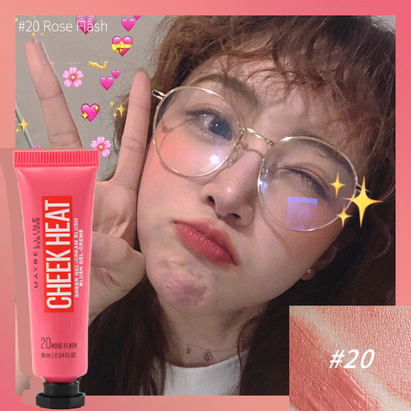 Cheek-Heat Gel Nude Makeup Natural Rouge Blush