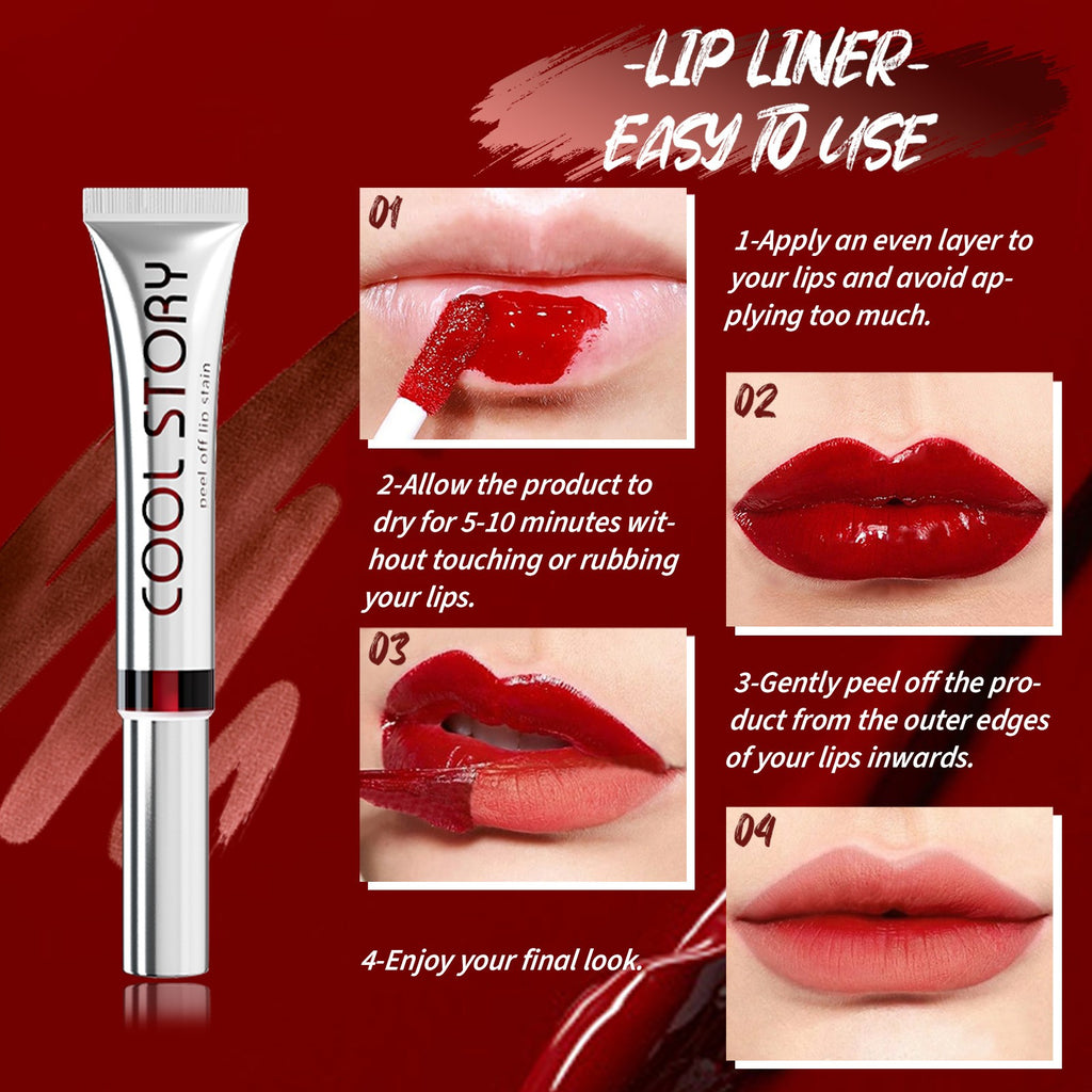 Single Stripping Lip Lacquer Matte No Stain On Cup