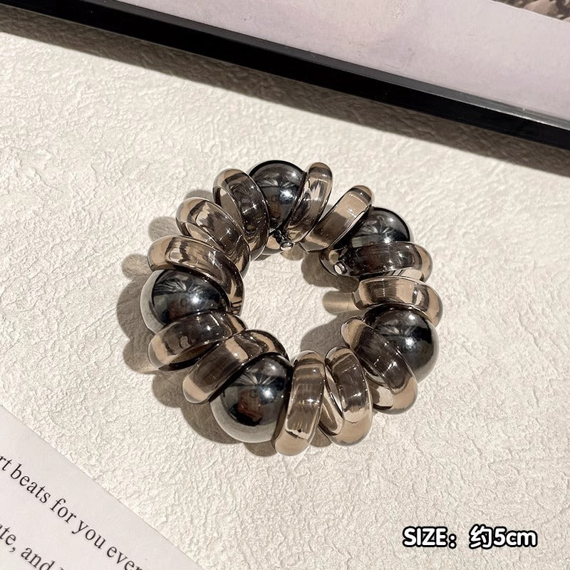 Telephone Wire Hair Ties Hair Rope Hair-binding High Elasticity Not Tight Hair