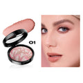 4-color Pork Belly Baked Powder Foundation Powder Fine Silky Improve Skin Color