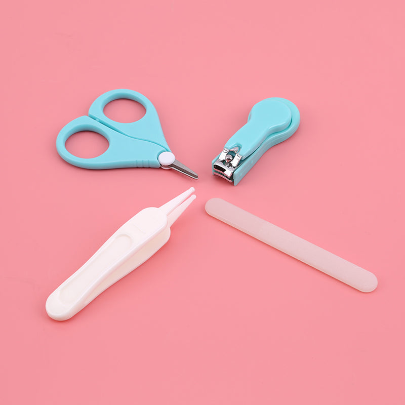 Baby Nail Clipper Four-Piece Set Baby Safety Infant Nail File Combo Set