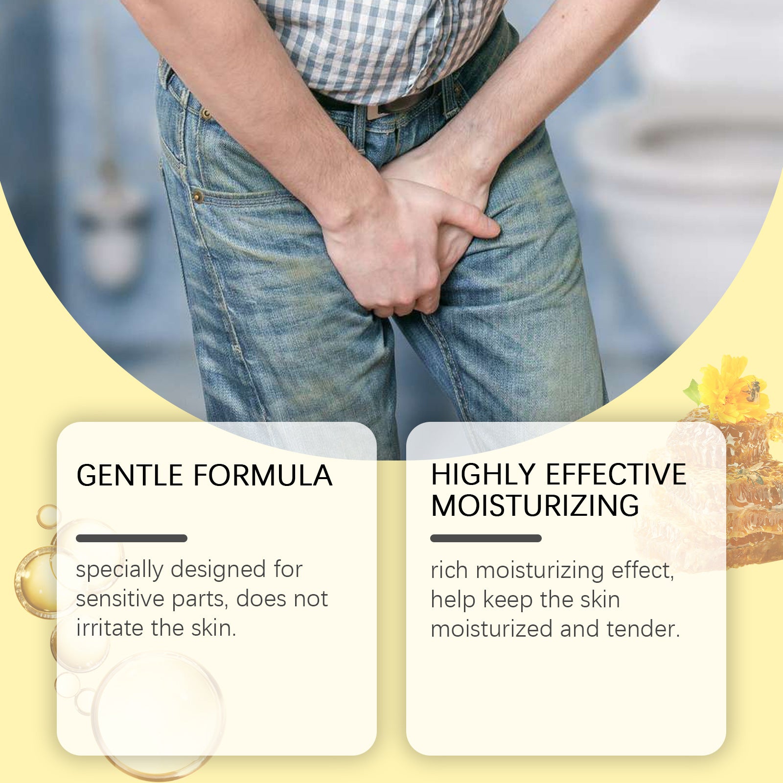Male Neck Cream Body Skin Mild