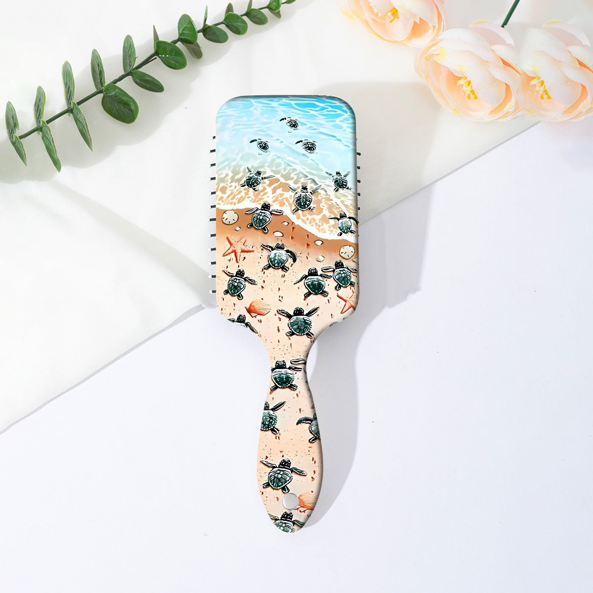 Household Portable Sea Turtle Series Pattern Air Cushion Comb