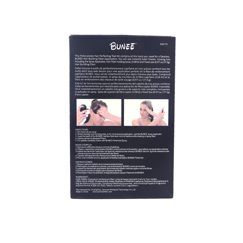 Fiber Replenishing Powder Three-piece Comb