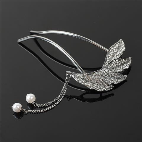 Temperament Pearl Pendant Hairpin Simple Modern Net Red