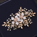 Bride's Wedding Forest Flower Pearl Headdress