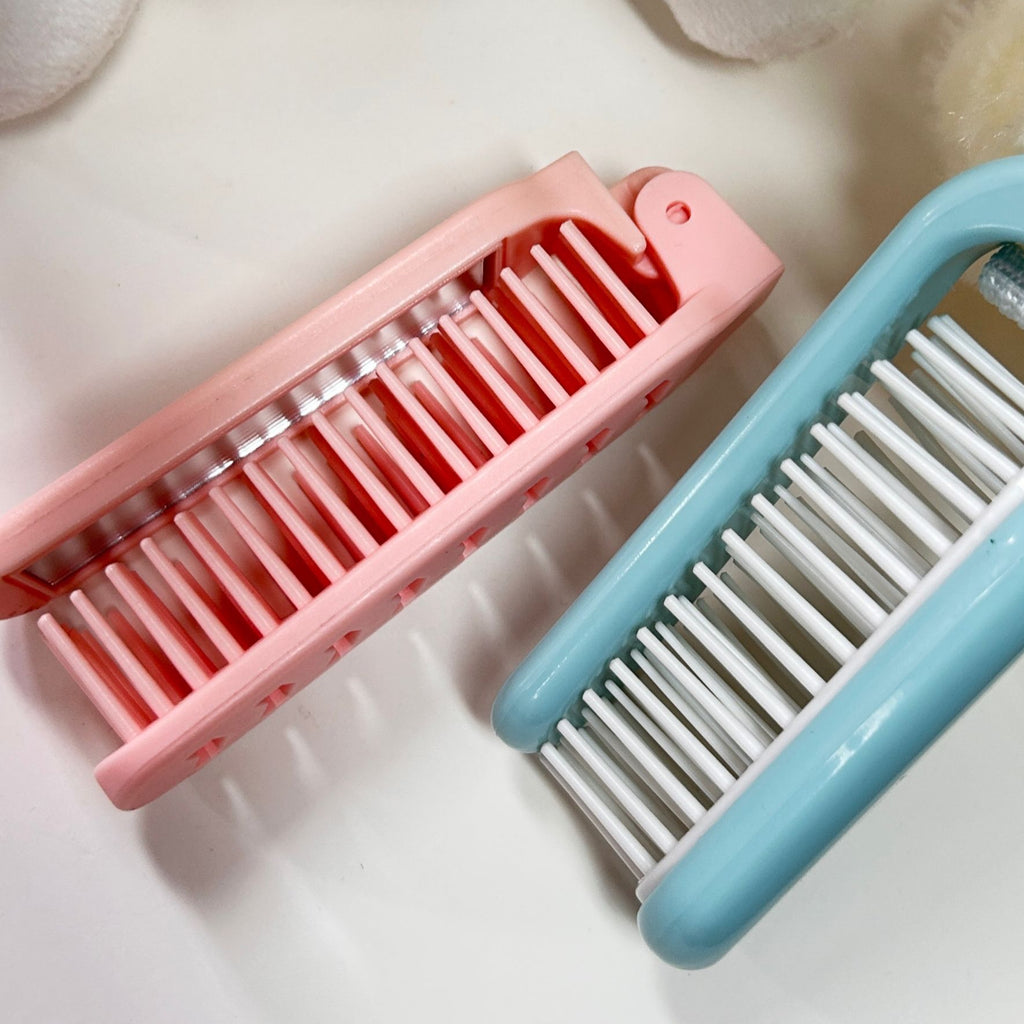 Folding Comb Household Portable Hairdressing Fluffy Comb