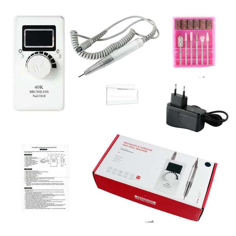 Brushless Nail Drill Electric Brushless Nail Polisher For Nail Removal And Polishing