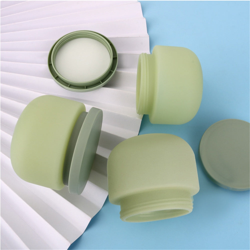 Cream Hair Mask Scrub Bottle Turquoise Matte