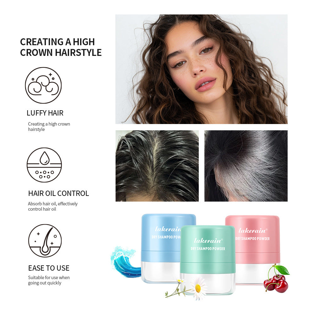Lakerain Hair Dry Cleaning Booster Powder Bangs Disposable
