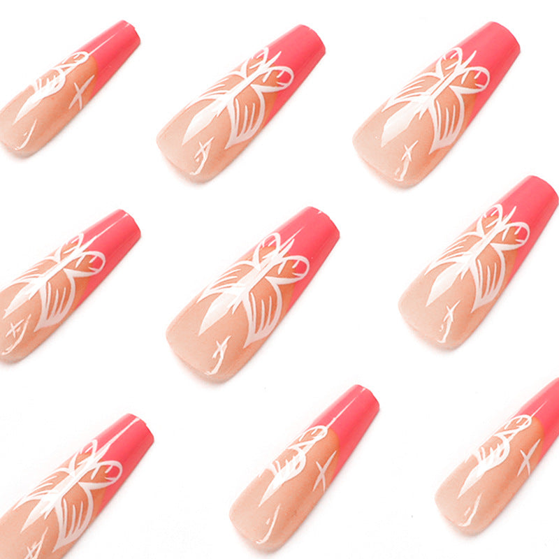 Fashion Butterfly Long Ballet Wear Nail Tip