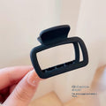 Small Square Clip Caramel-toned Shark Clip Hair Accessory For High Ponytails