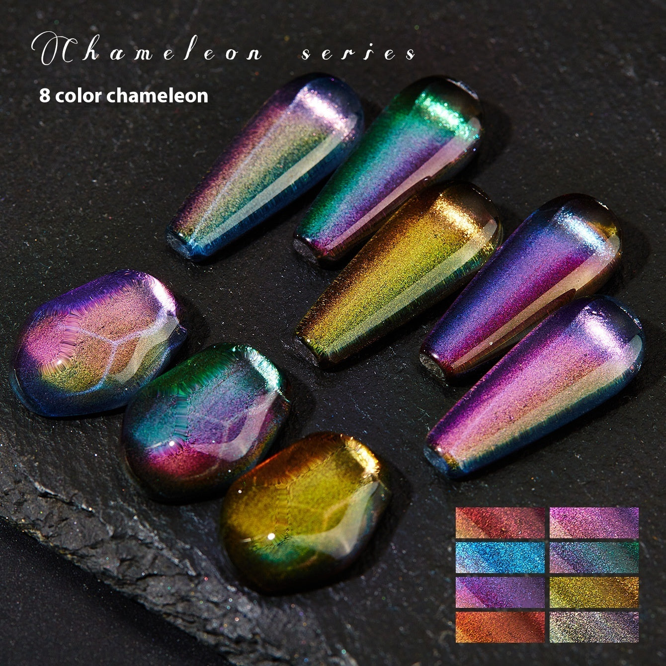 Nail Glitter Metal Magic Mirror Chameleon Water-based Nail Polish